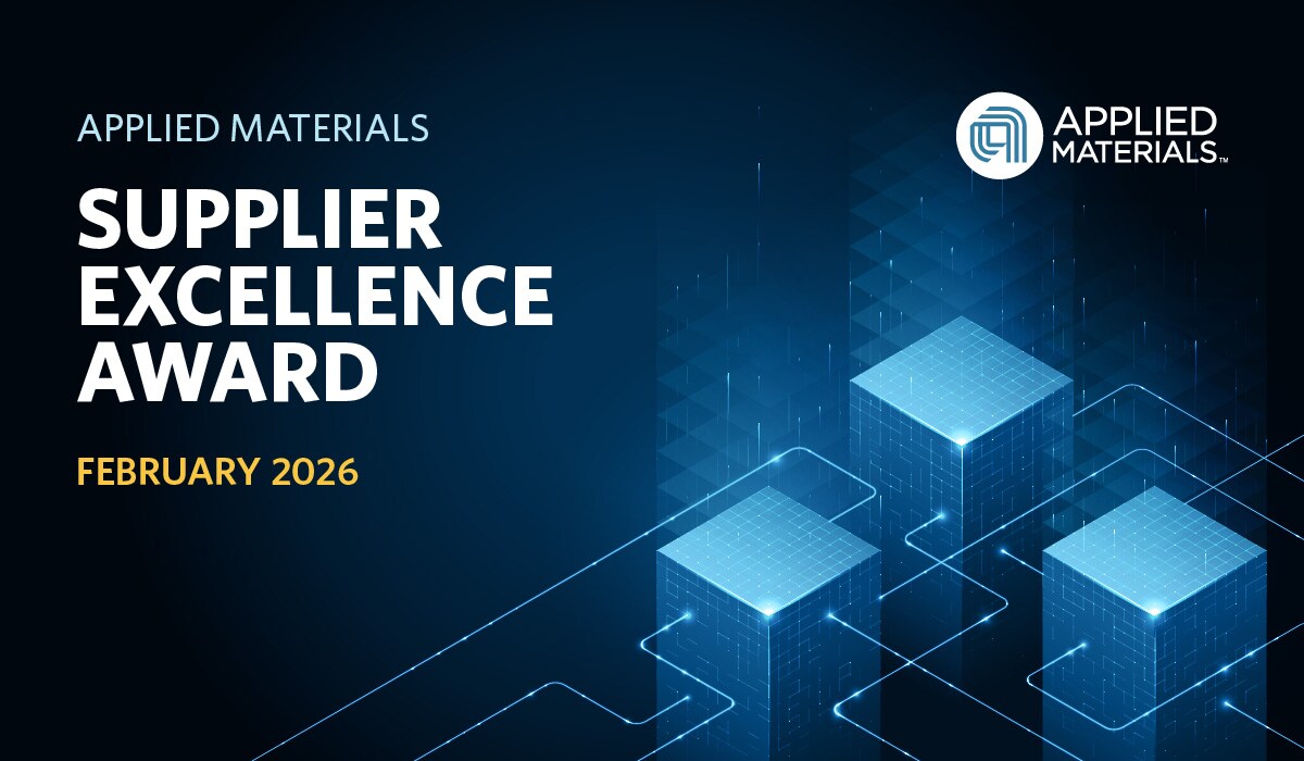 Applied Materials Awards Suppliers for Outstanding Performance